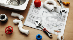 Generate a high-quality, relevant image prompt for an article about: Sink Plumbing: Genius Installat