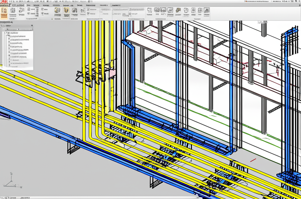Generate a high-quality, relevant image prompt for an article about: 38 Genius Revit Plumbing: Essen