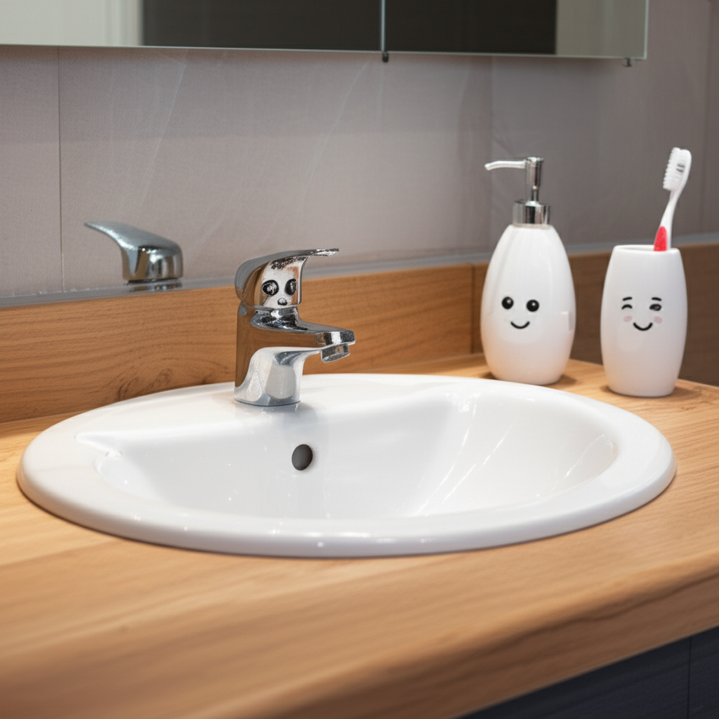 Generate a high-quality, relevant image prompt for an article about: How to Make Plumbing Fixtures F