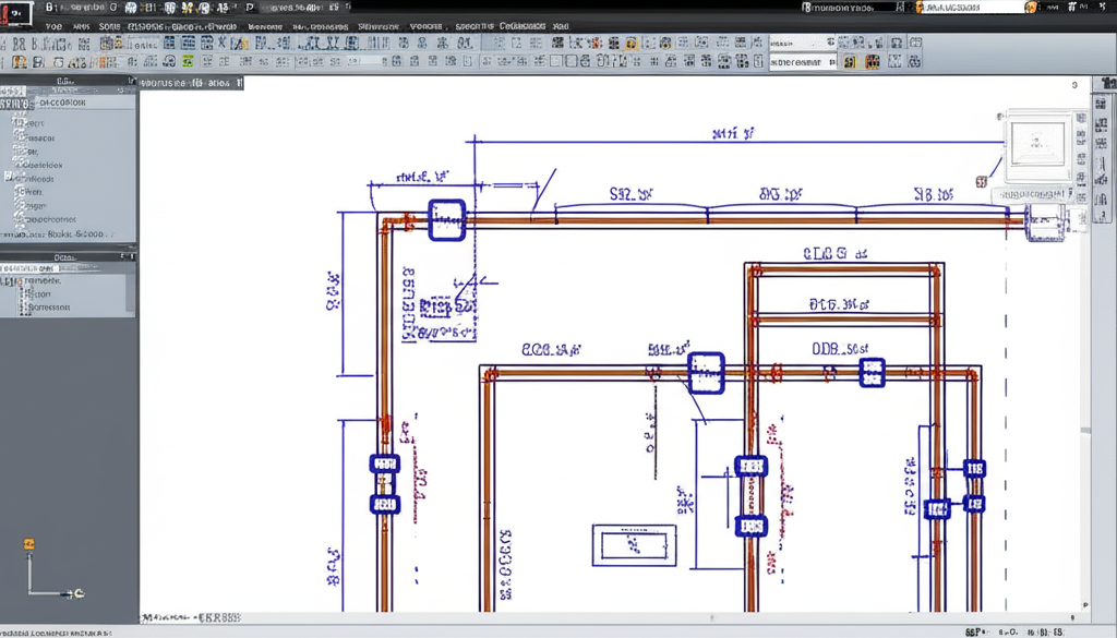 Generate a high-quality, relevant image prompt for an article about: How to Make Plumbing Layout in